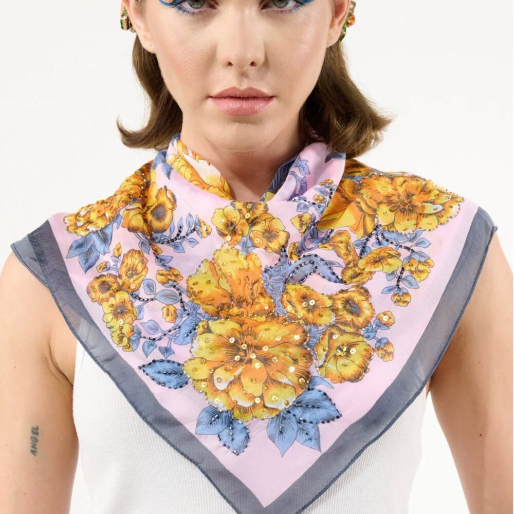 ARATTA SILENT JOURNEY BEAUTY EMBELLISHED BANDANA